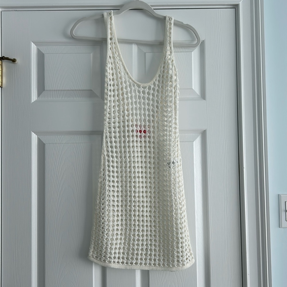 Solid and Striped beach cover-up dress
